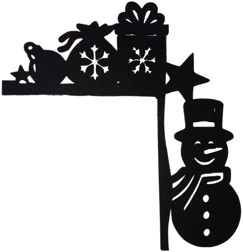 Décoration de porte - Noël